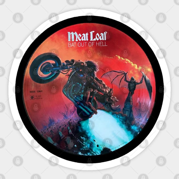 Nostalgia meat loaf Sticker by dullgold